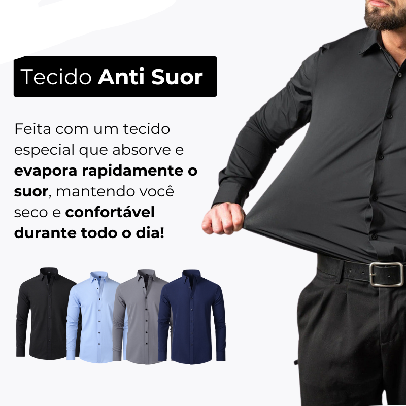 Compre 1 Leve 2 | Camisa Social UltraTech Anti Amassados