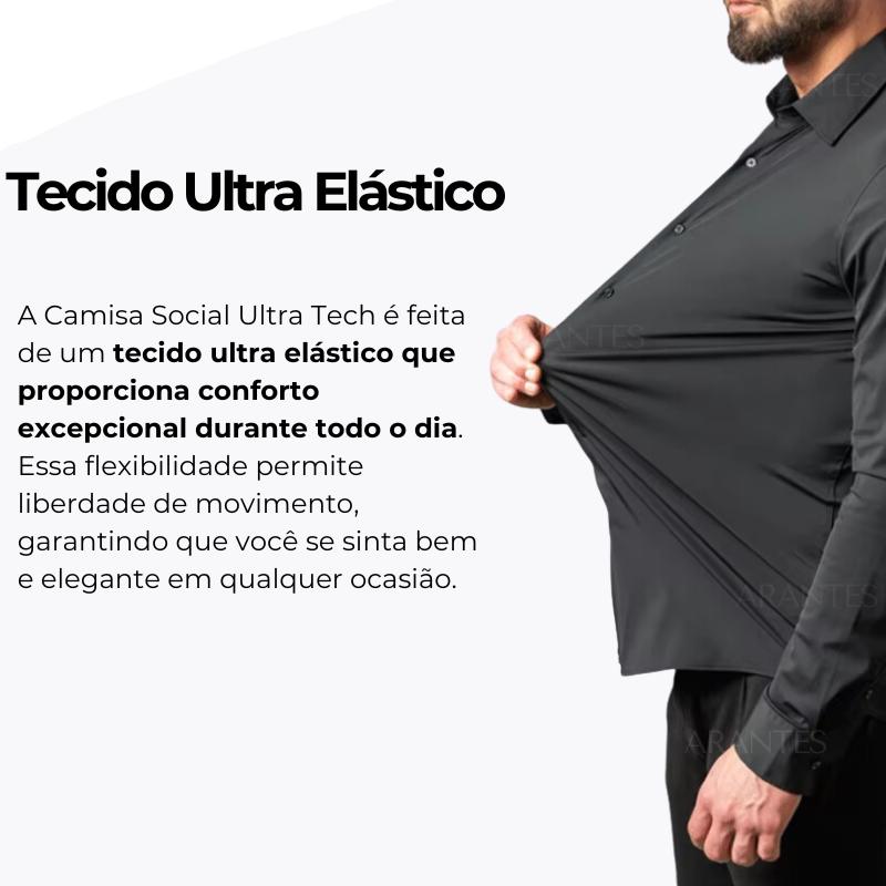 Compre 1 Leve 2 | Camisa Social UltraTech Anti Amassados