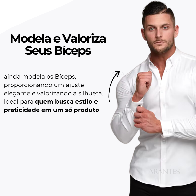 Compre 1 Leve 2 | Camisa Social UltraTech Anti Amassados