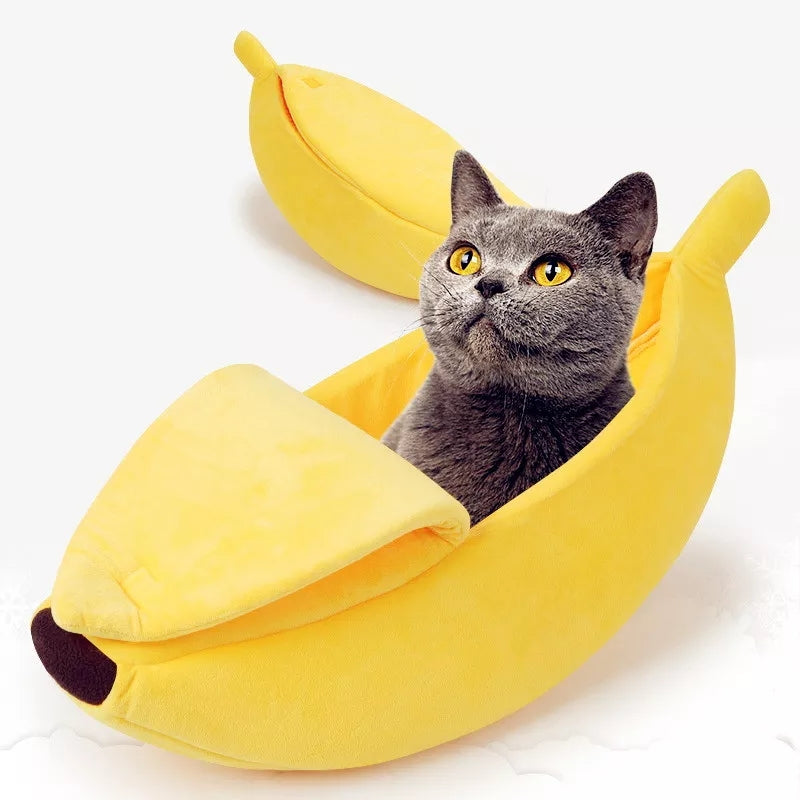 Cama Confortável para Gato - Estilo Banana